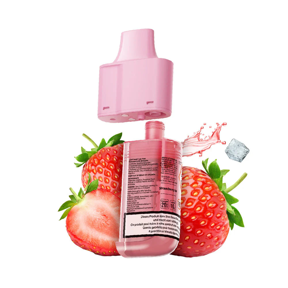 Lost Mary LUX7000 nachfüllbarer Pod Strawberry Ice - 5stk/Krt